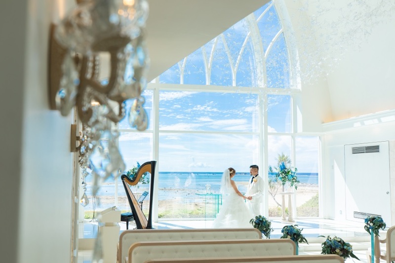 チャペル内のキャンドルを写してみました♪