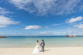 秋晴れのOKINAWAウエディングフォト