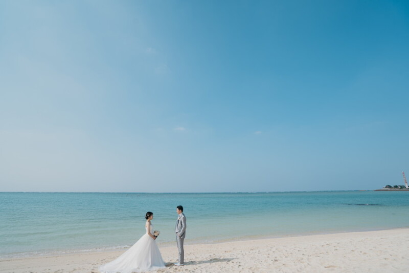 快晴なお天気でのウェデングフォト~♡