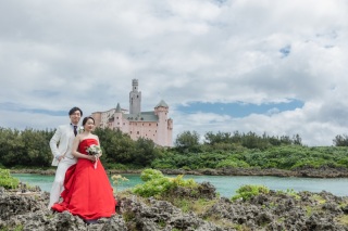 *宮古島ドイツ村にてウエディングフォト*