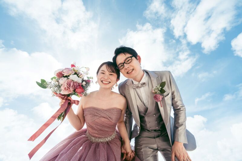 青空をバックに、、、