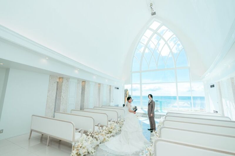 バージンロードで♡