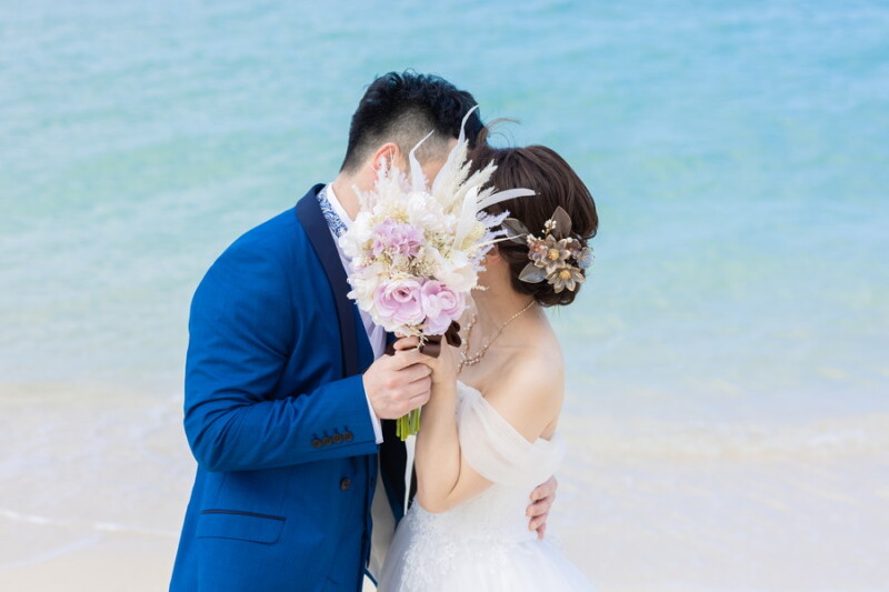 ブーケを使って♡