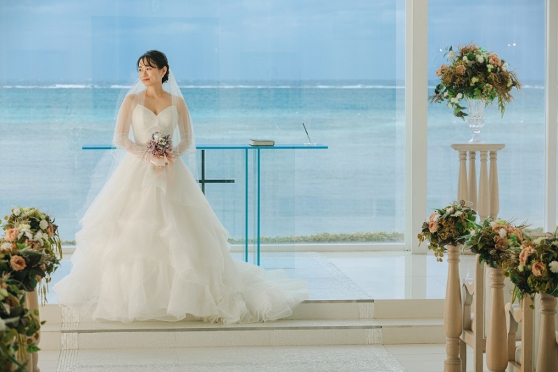 ご新婦様のおひとりソロショット♡