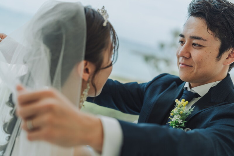 やさしさに包まれる、誓いの瞬間♡