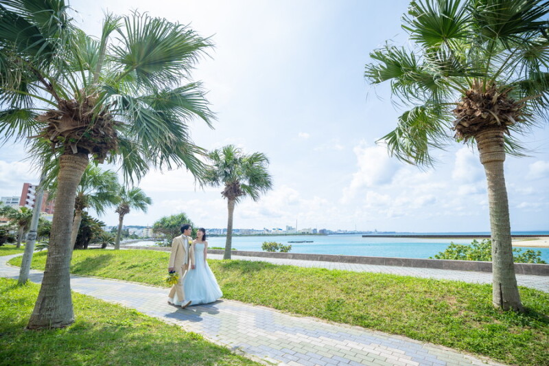 沖縄らしさ満載なお天気で~~♡