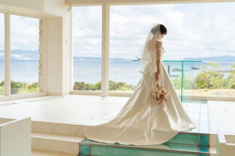 新婦様ソロSHOTでdress紹介♪