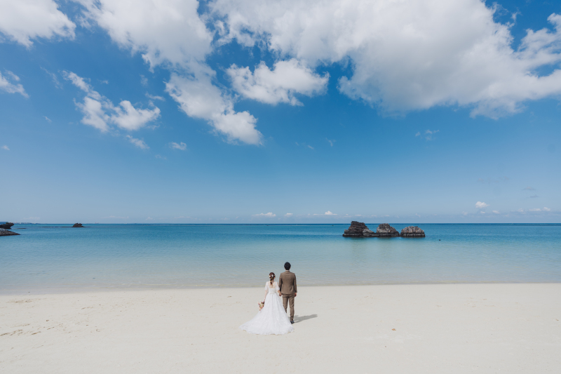 ビーチ撮影スタート