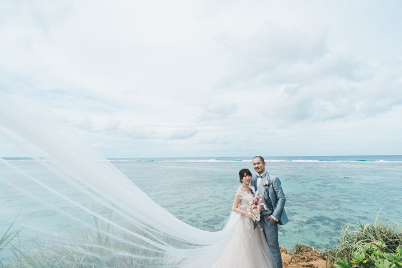 ベールをなびかせ♥