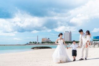 【ビーチフォトプラン】素敵な思い出を、大好きな家族と一緒に