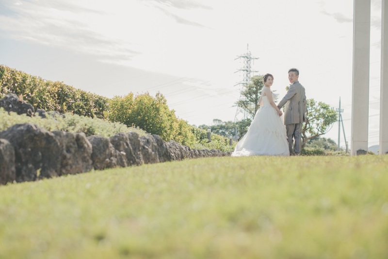 芝生と写真撮りました~♪