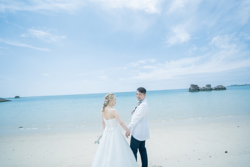 沖縄本島ビーチ撮影スタート☆