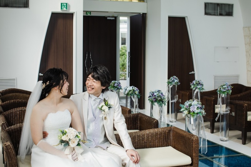 お互いに見つめ合って頂きました☆