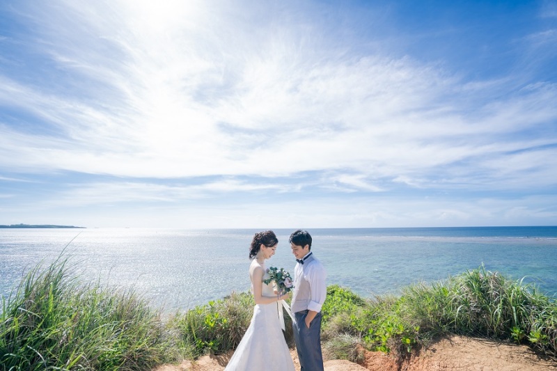 真栄田岬の撮影からご紹介します！