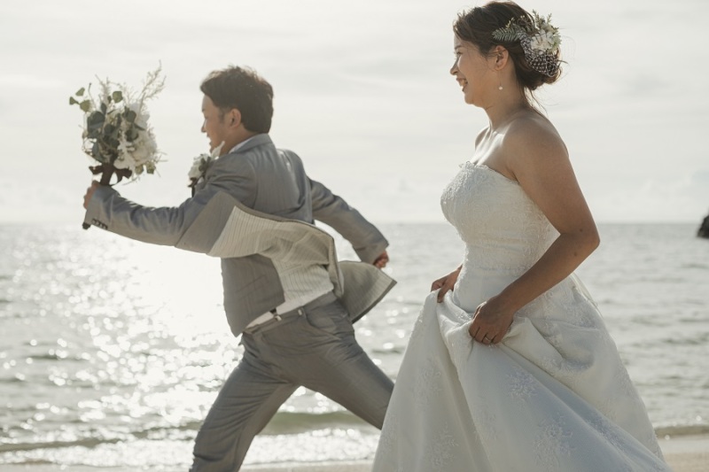 お二人並んで、、、