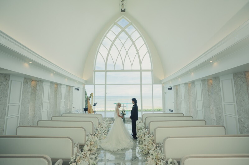 アクアグレイスチャペル撮影スタート☆