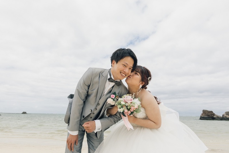 新婦様からキスをプレゼント♡