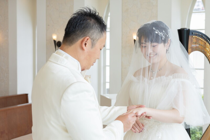 指輪交換シーン☆