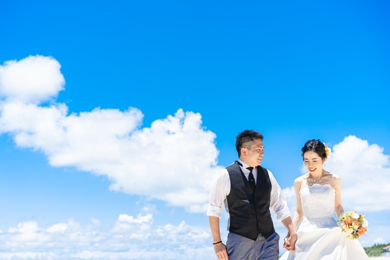 続いて、ビーチでのお写真を撮りました~!!