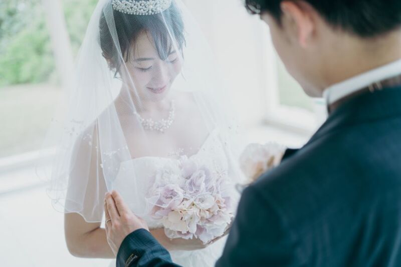 神秘的な新婦様