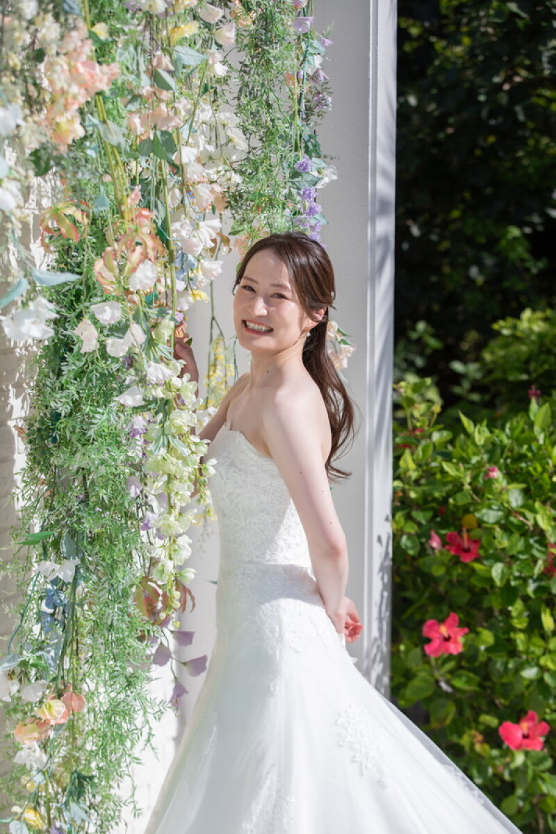 笑顔がとても素敵な新婦様♡