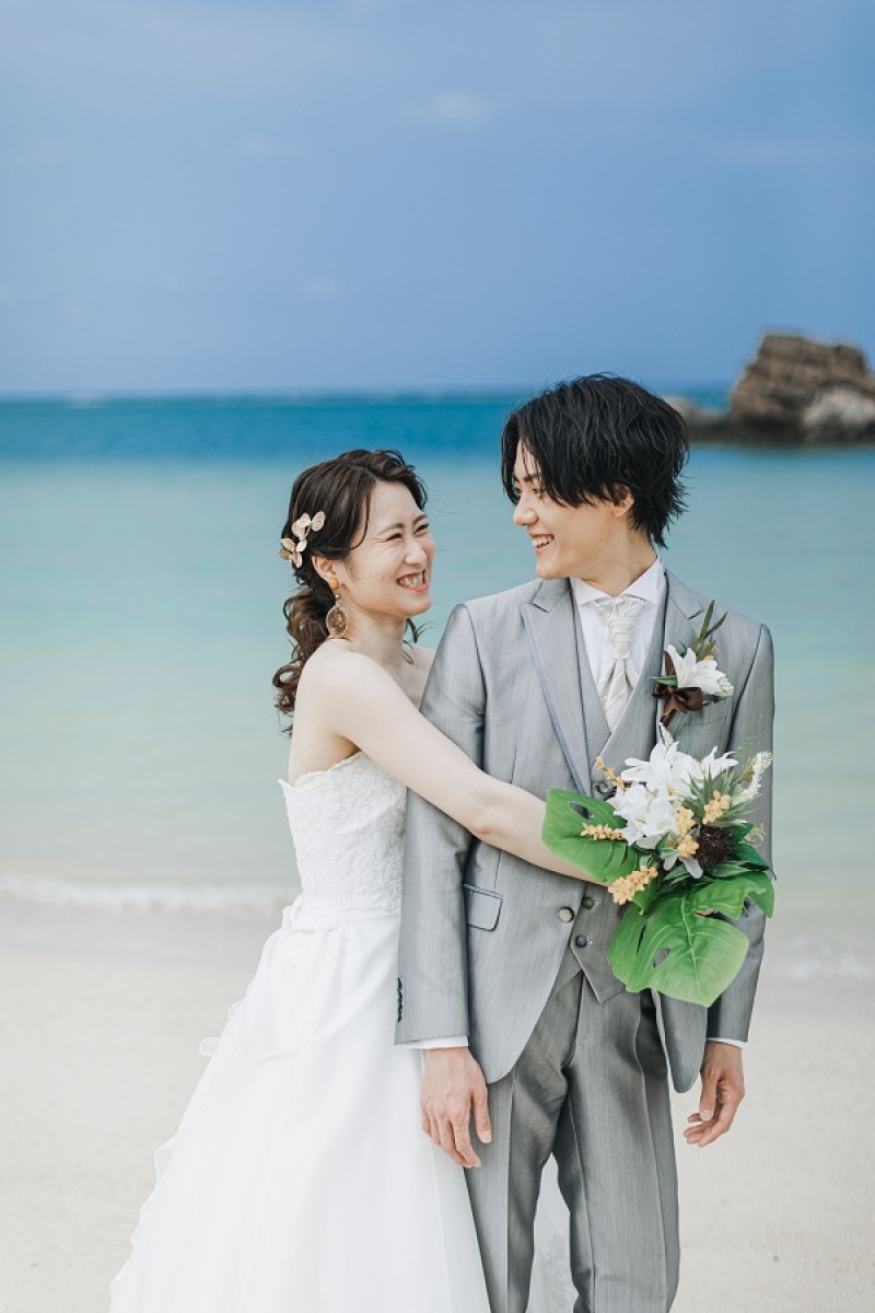 新婦様からハグ♡