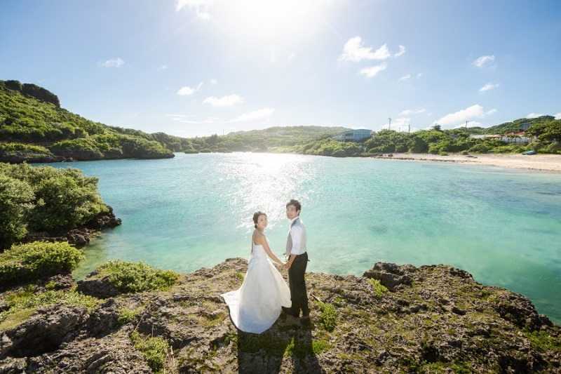 太陽の日差しが反射して、綺麗な写真が撮れました♡