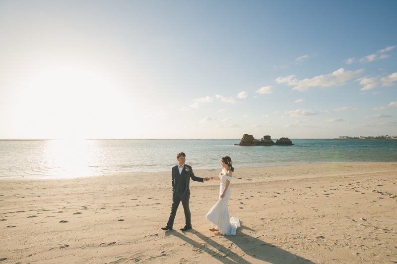 続いて、サンセットビーチフォトスタート☆