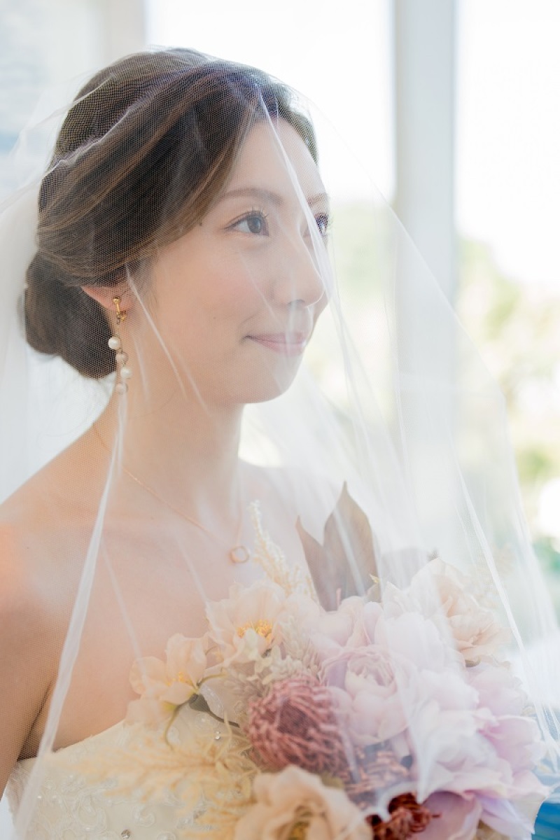 花嫁さんのお1人ショット♡