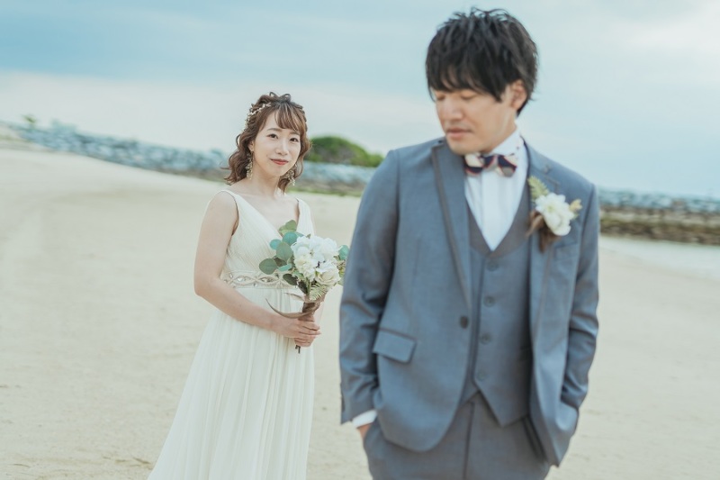 お二人の上半身姿を撮ってみました~!