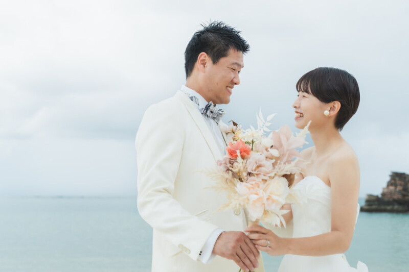 見つめ合うお2人♡