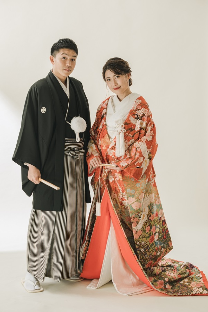 スタジオ和装撮影スタートです☆