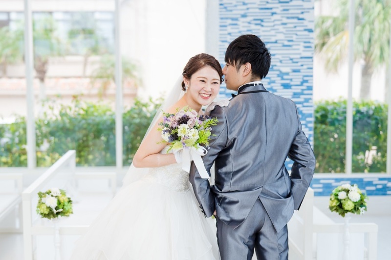 ご新婦様の可愛い素敵な笑顔♪