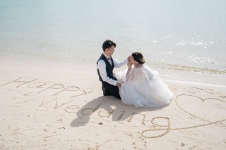 *リゾートチャペル＆デイタイムビーチ＆サンセットビーチでのフォトウエディング*