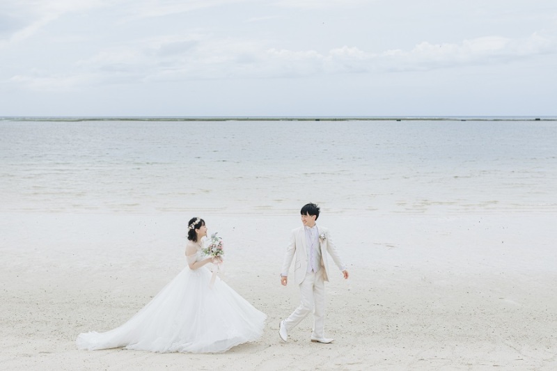 お二人の散歩シーンを撮影中です♪