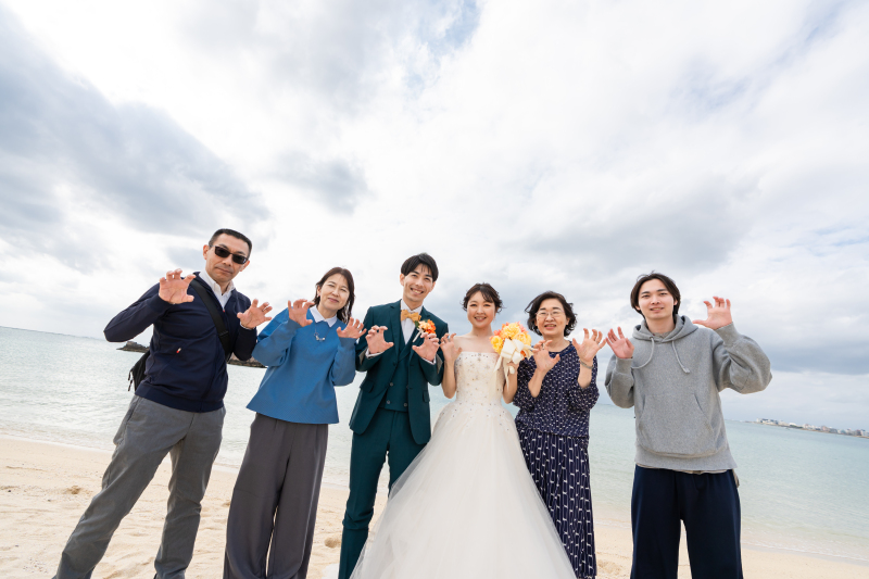 ご一緒に来ていたご家族とも思い出の一枚を♪
