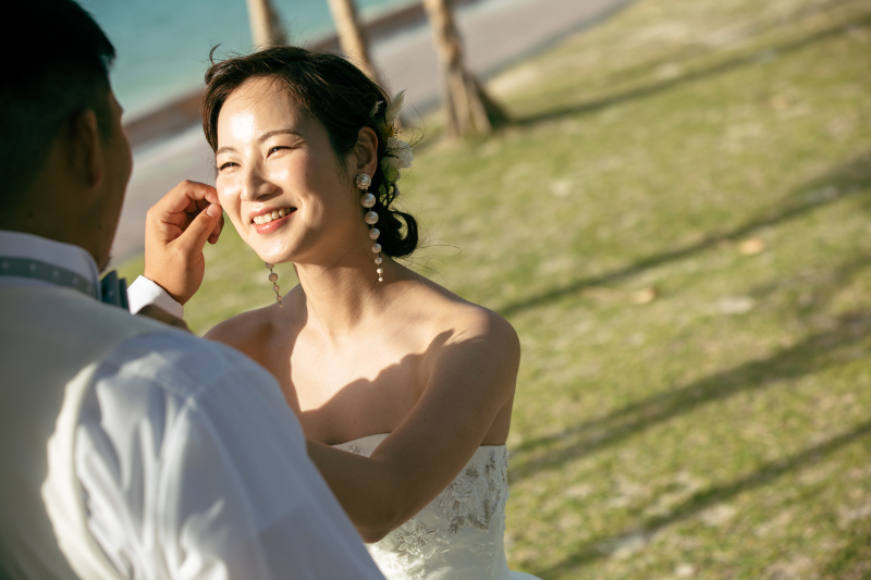 ご新婦様の優しい笑顔♡