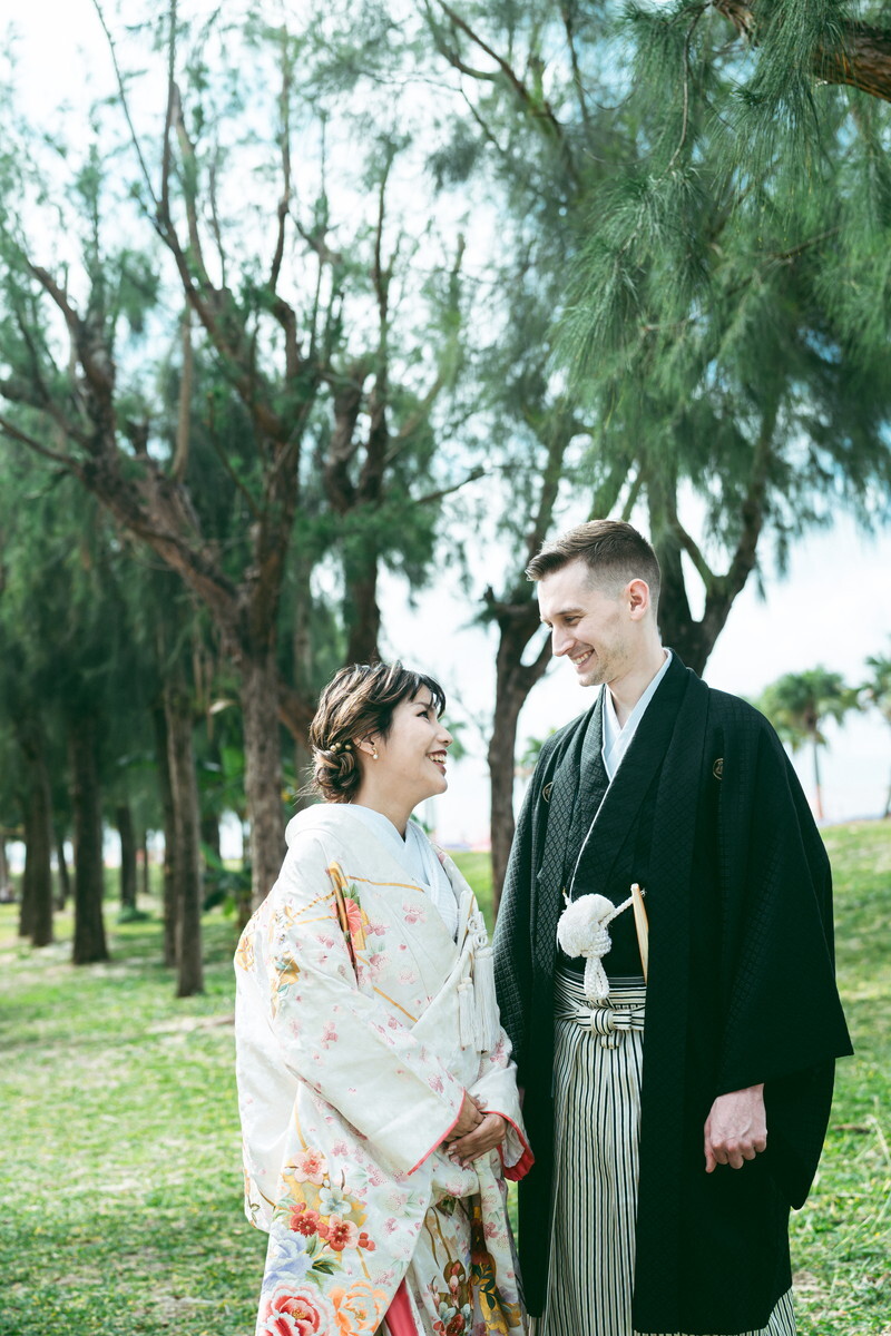 グリーンでの撮影もできます❀