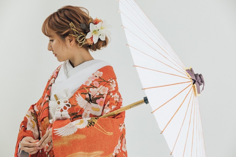 花嫁さんのお1人ソロショット♡