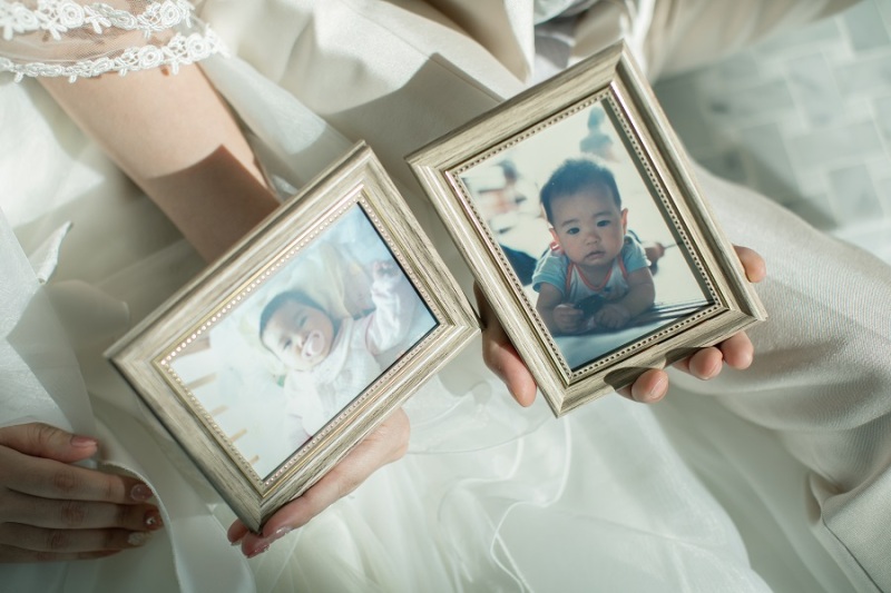 お2人の幼い時のお写真です~♡