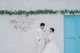 *ゲストハウスチャペルにてファミリー＆ウエディングフォト*