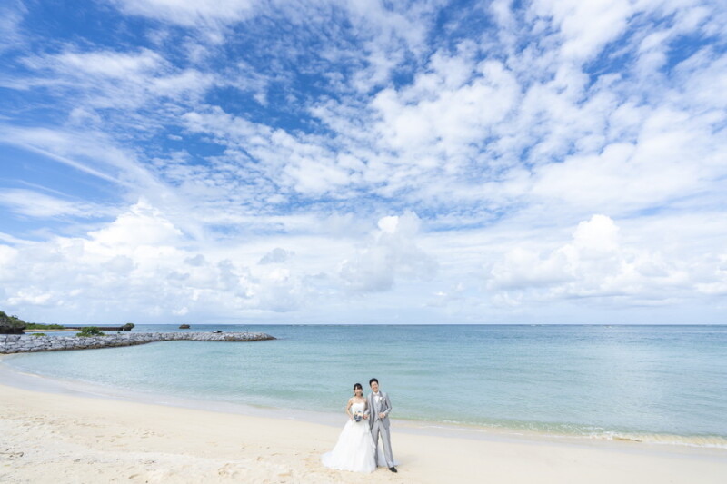 青い空と海で~~♡♡