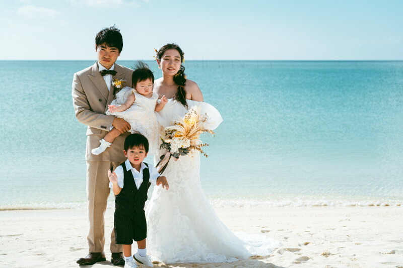 鮮やかなビーチ