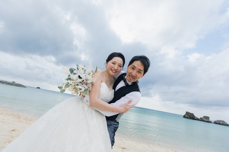 沖縄本島アラハビーチから撮影スタート♪