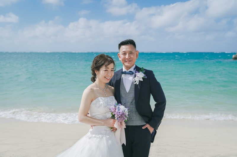 ビーチの撮影からスタートです☆