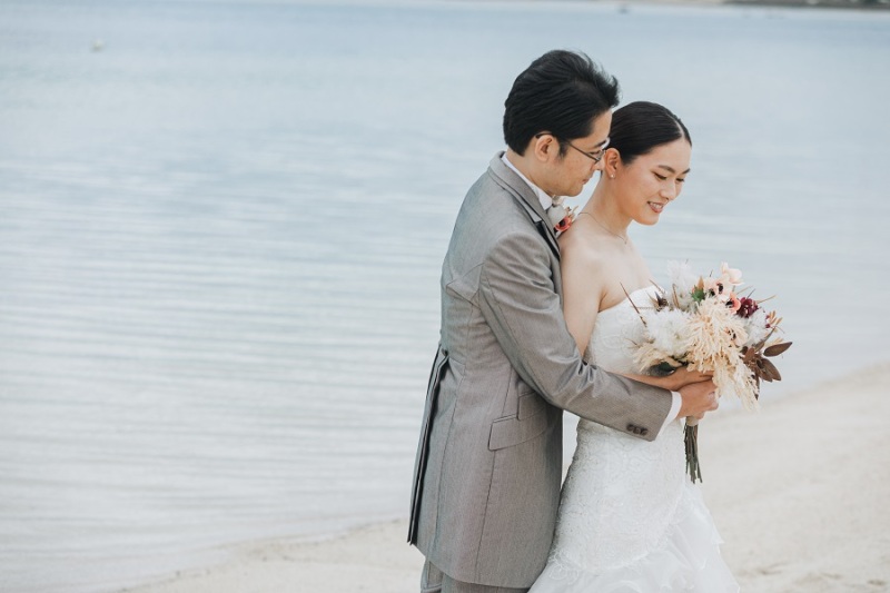 お互いにブーケをお持ち頂きました~!