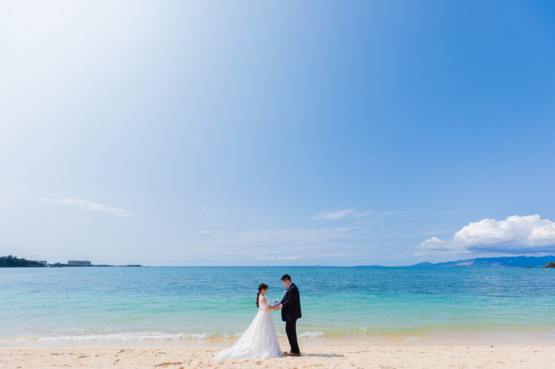綺麗な沖縄の海!