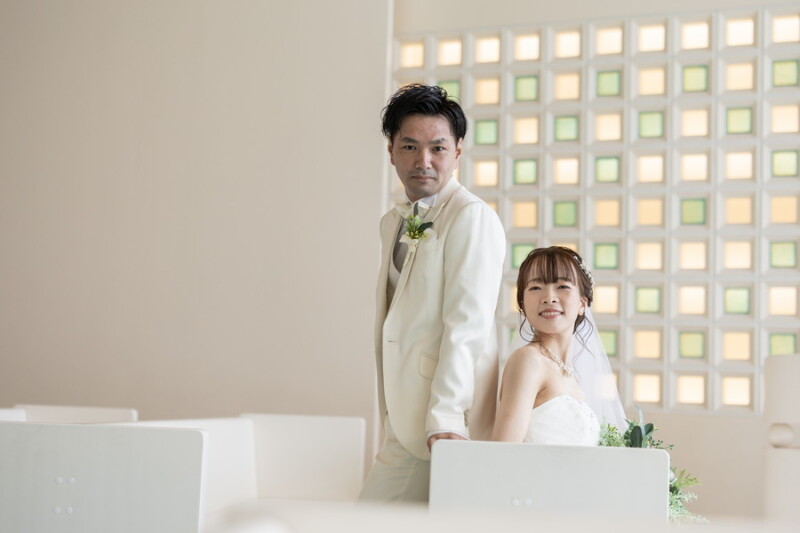 参列席に座って～～～