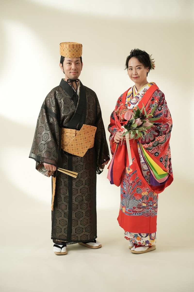 お二人の全身ショットを撮りました！