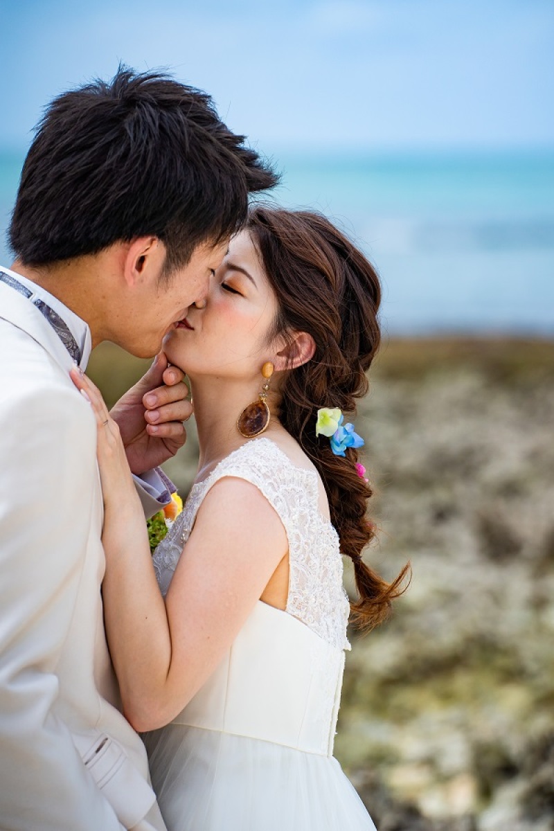 ウエディングキスしちゃいました♡
